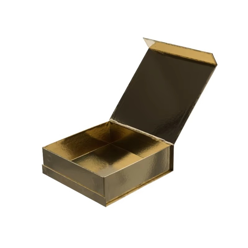 Luxury Gold Skincare - カスタム高級ギフトボックス｜磁気ゴールド箔香水パッケージ｜プレミアムスキンケアギフトセットボックス