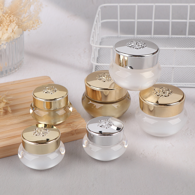 Luxury Skincare & Spa Photos - アクリル製空トラベルクリームジャー 5/10/20g 詰め替えボトル 化粧品容器 ライトラグジュアリー スキンケアツール