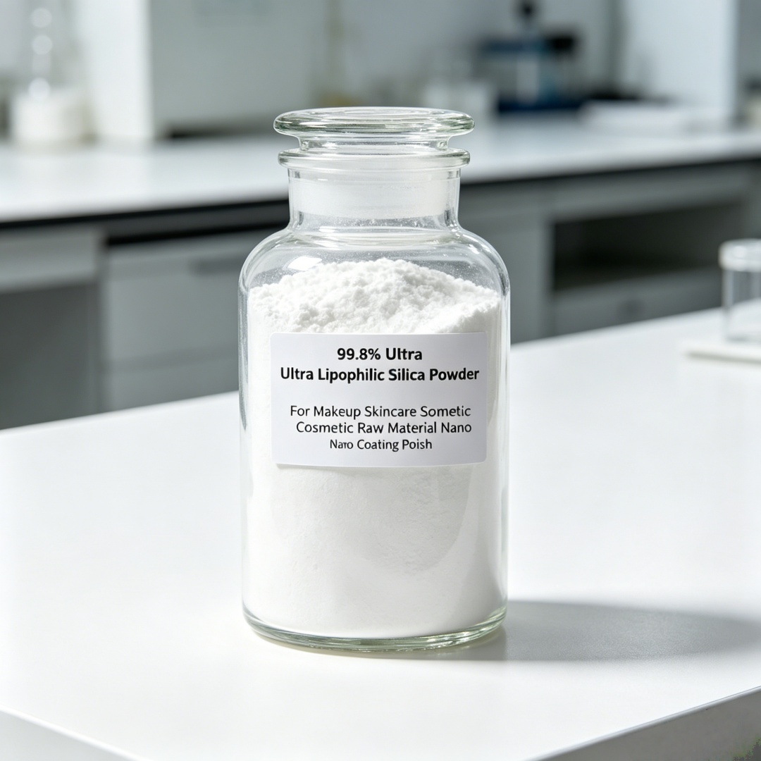 Ultra Luxury Skincare - 99.8% 超親油性ナノシリカパウダー化粧品グレードのエッセンシャルオイルゲル増粘剤高級メイクアップスキンケア原料用