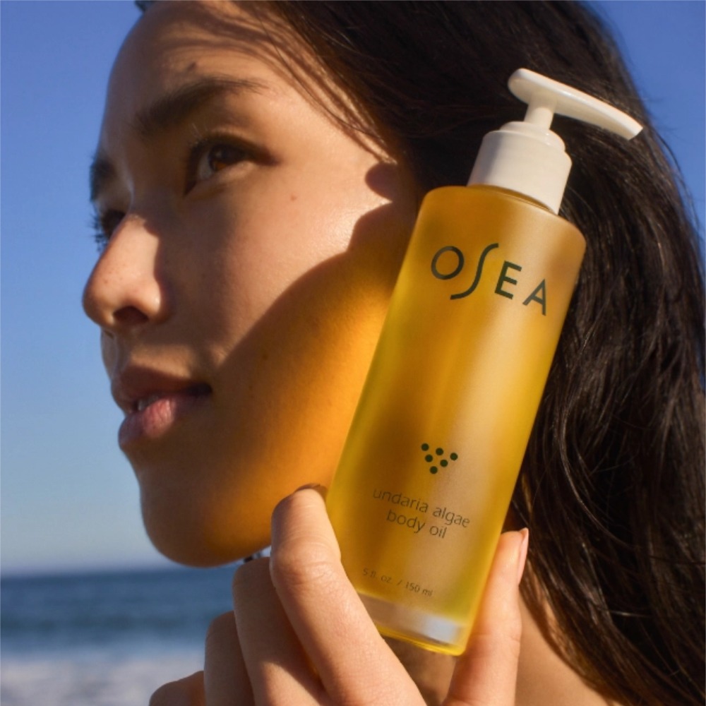 Luxury Skincare Moisturizer - 150ml 軽く素早く吸収される保湿効果のある肌引き締めスキンケア ウンダリア藻オイル 無香料 OSEAブランド オリジナルラグジュアリーボディオイル
