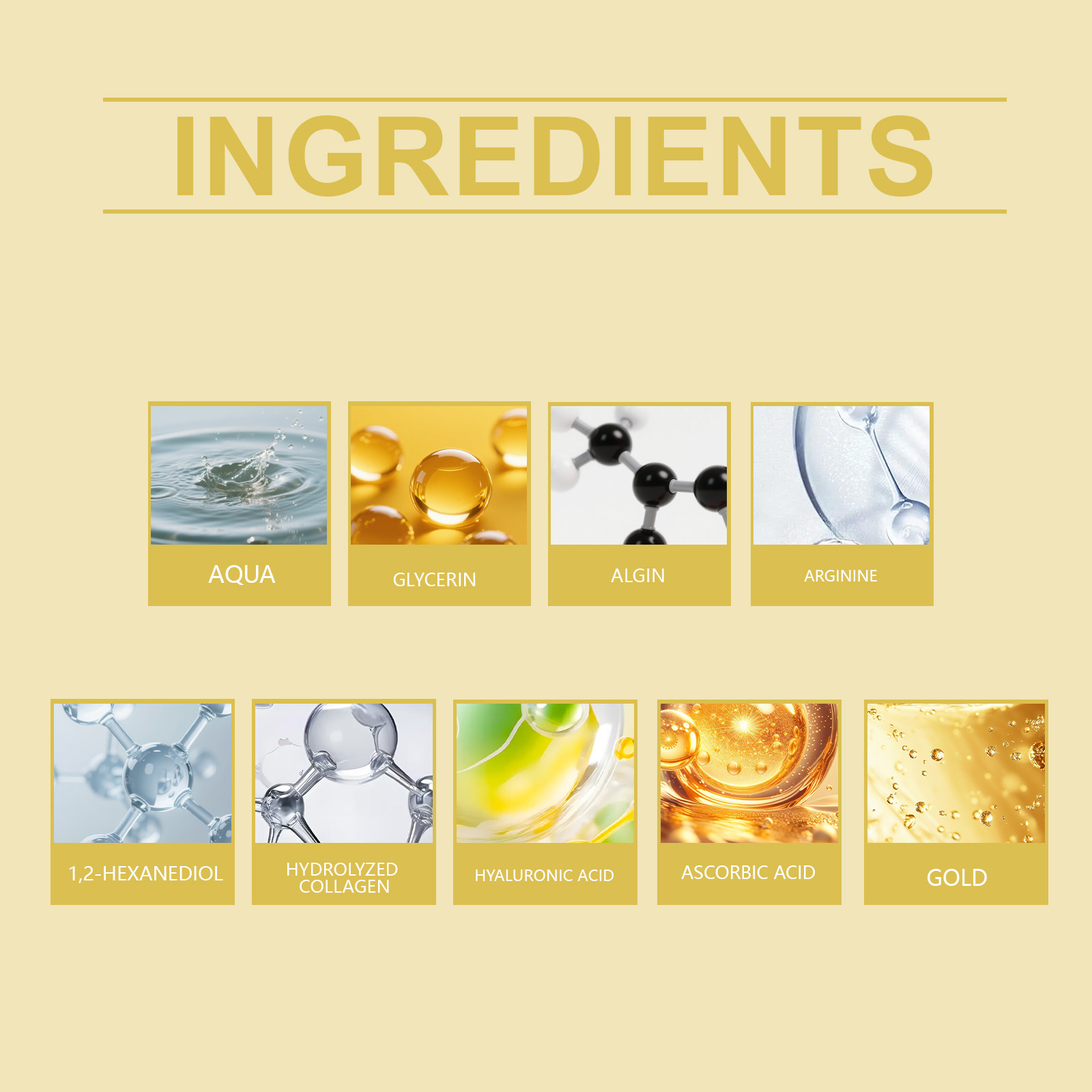 保湿修復24Kゴールドアイマスクバリア保護鎮静赤み冬スキンケ - Luxury Gold Skincare のレビューと価格