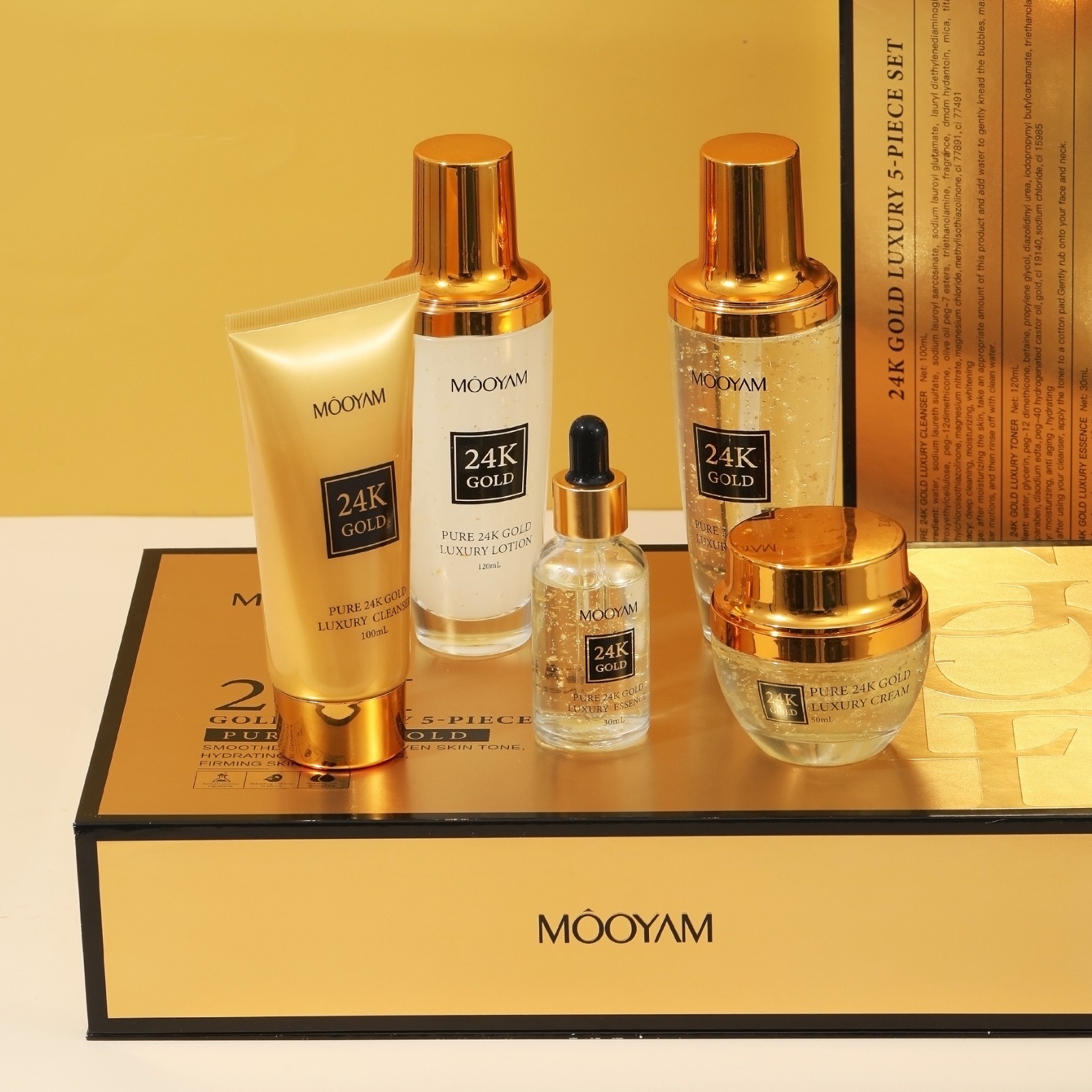 24Kゴールドラグジュアリー保湿アンチエイジングセット、小じ - Luxury Skincare Moisturizer のレビューと価格
