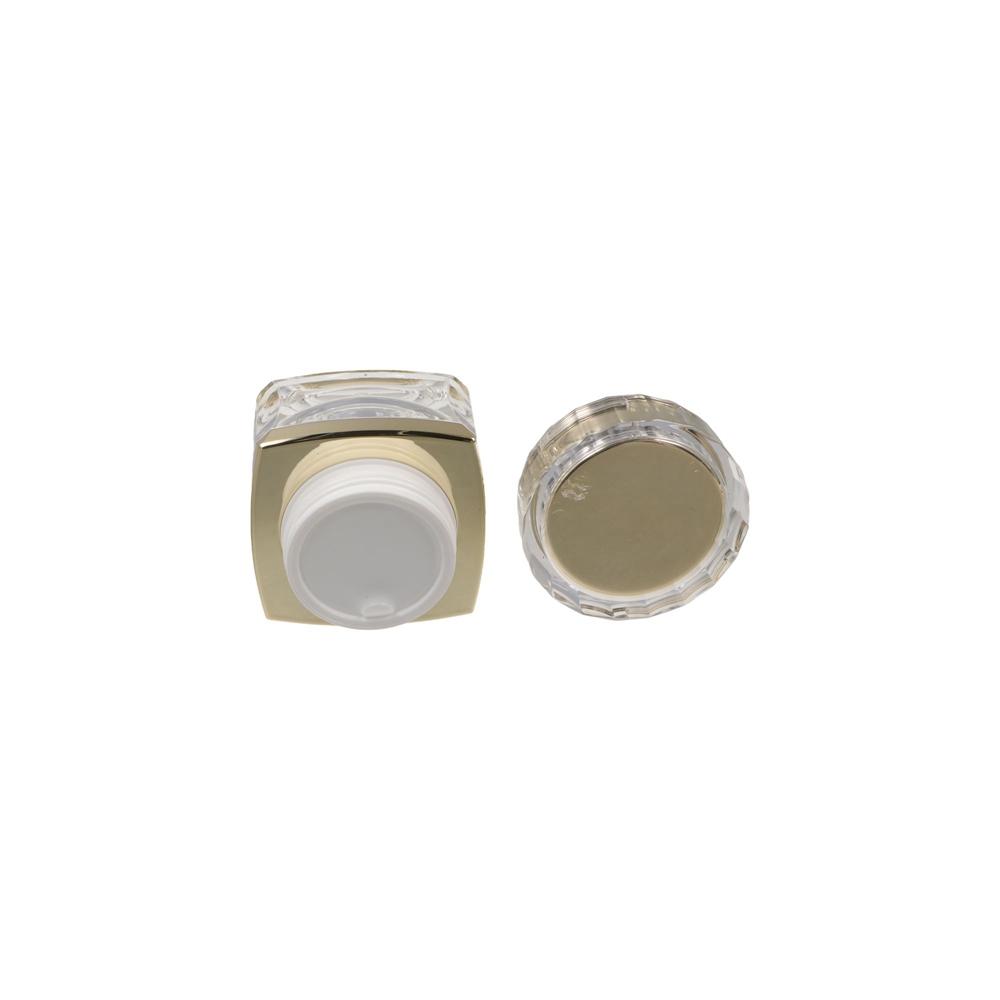 詰め替え可能な高級フェイスクリームポット ゴールドパープル  - Luxury Gold Skincare のレビューと価格