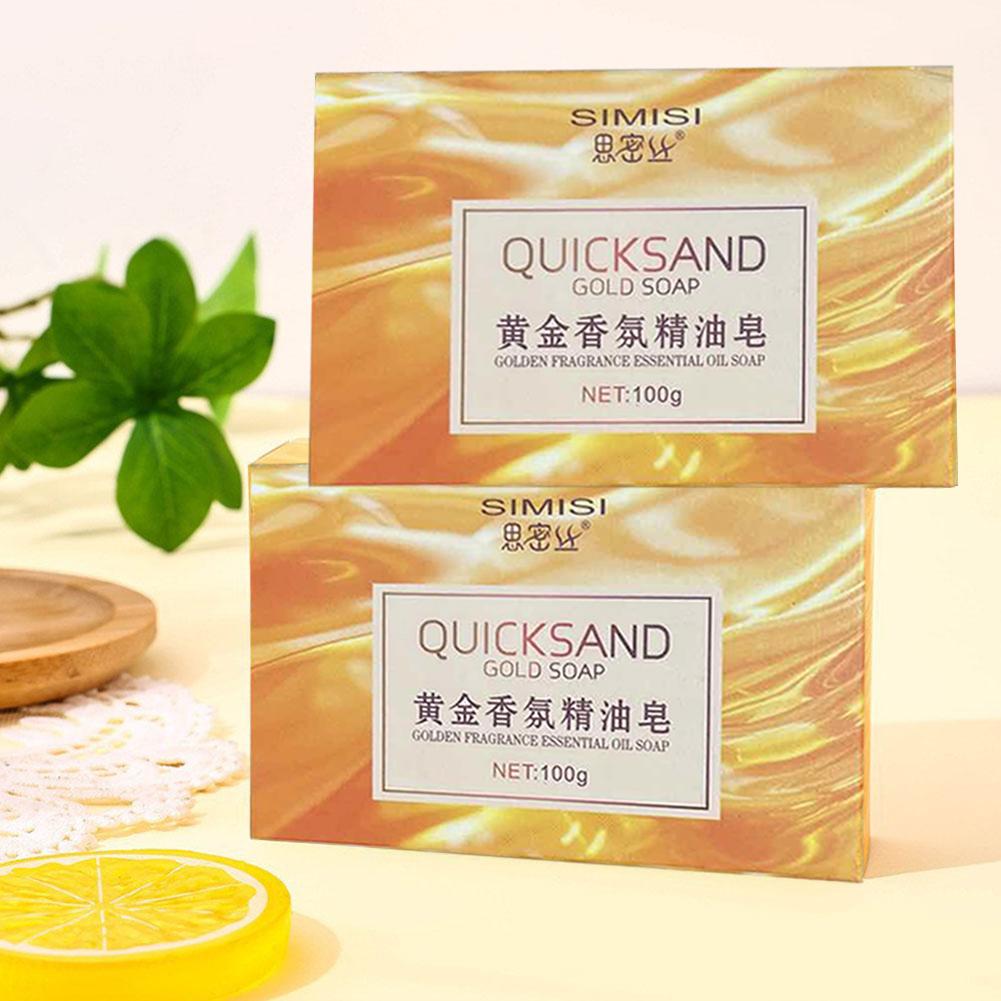 手作りゴールドソープ台形ラバーペプチド配合エッセンシャルオイ - Luxury Skincare & Spa Photos のレビューと価格