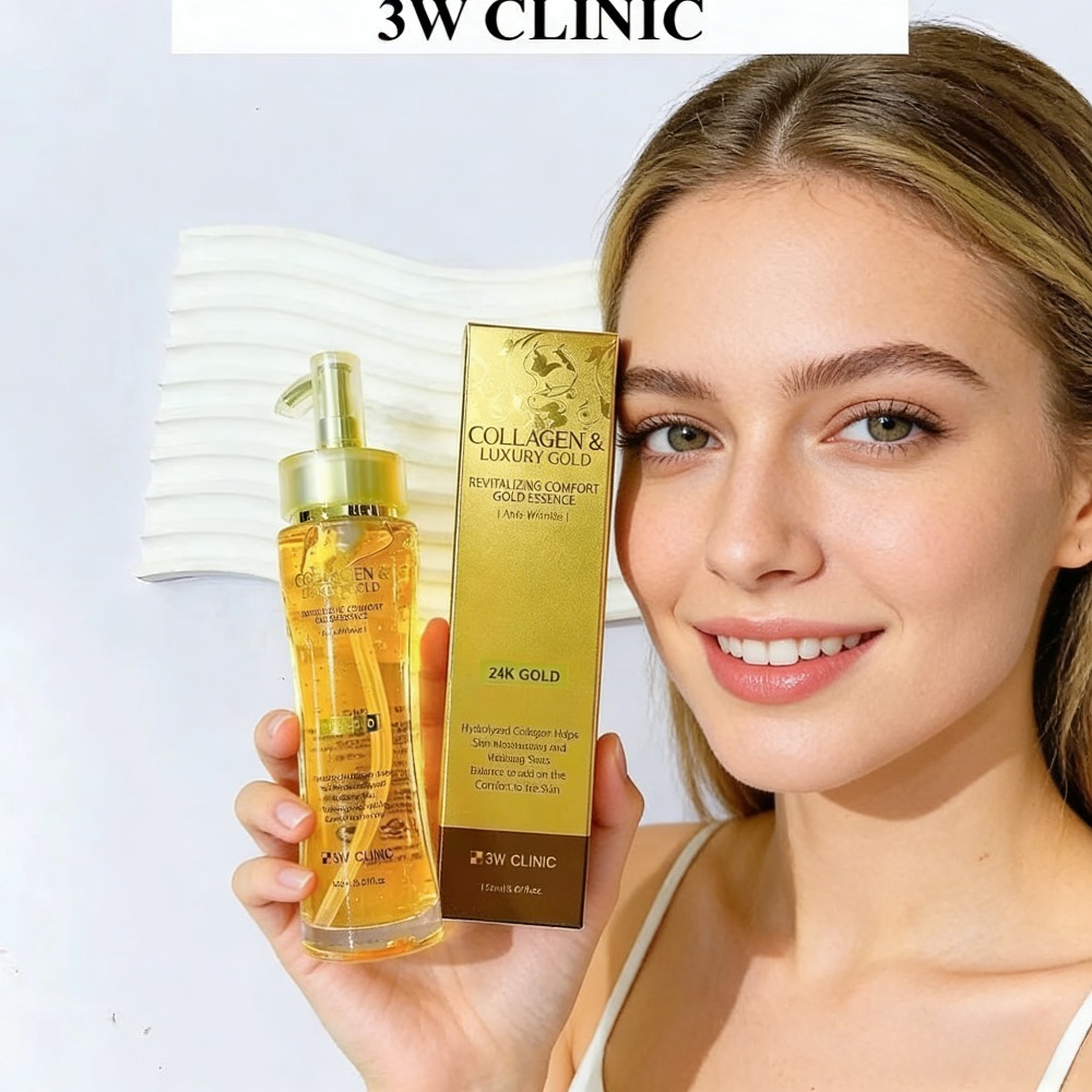 3WCLINIC コラーゲン＆ラグジュアリーゴールド24Kゴ - Luxury Gold Skincare のレビューと価格