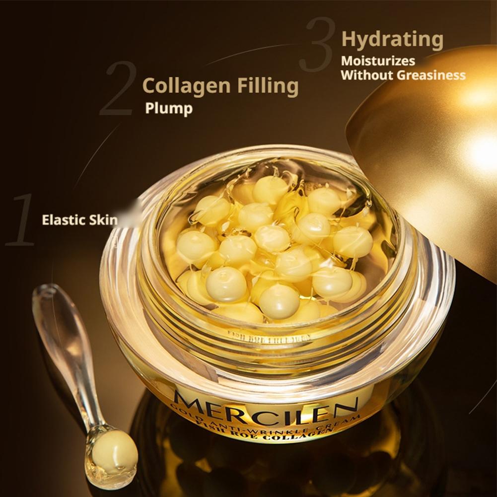 ゴールドコラーゲンペプチドスムースリンクルフェイスクリーム魚 - Luxury Gold Skincare のレビューと価格